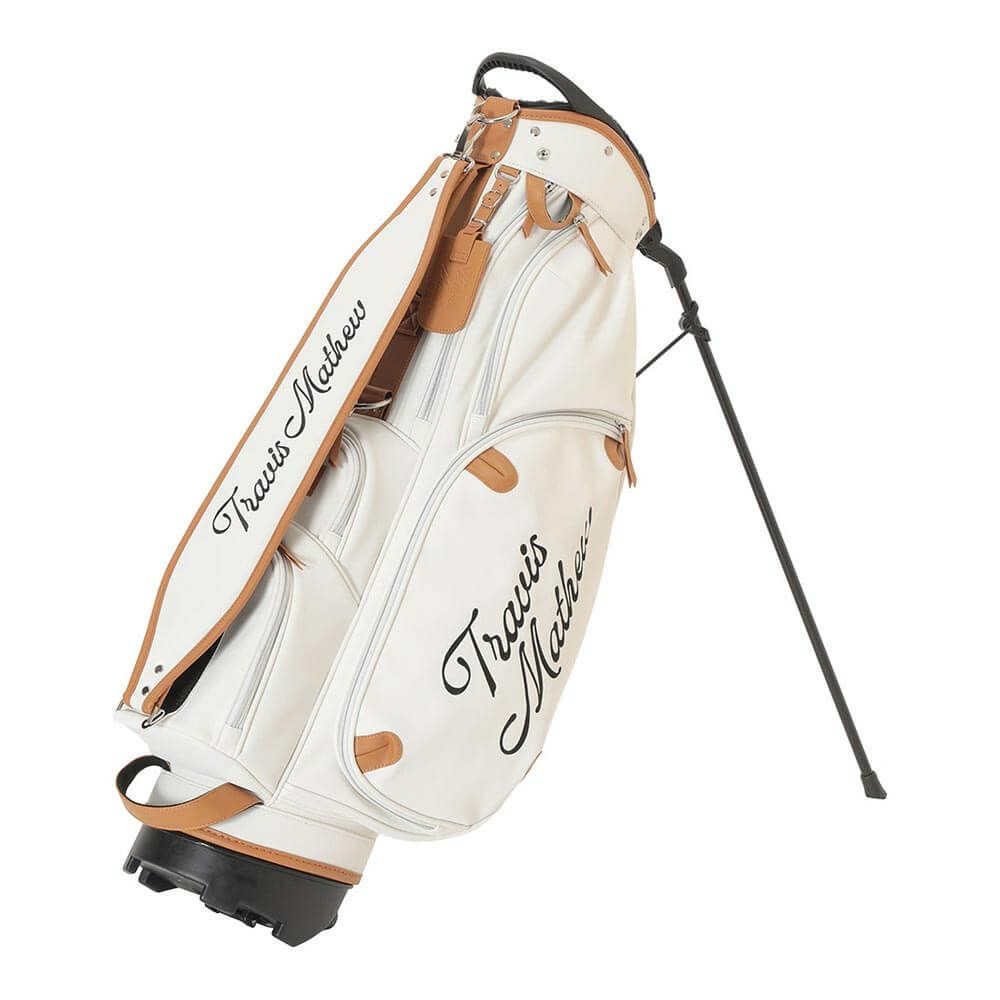トラヴィスマシュー Travis Mathew　メンズ CANVAS スタンド キャディバッグ 7AL903 1WHT ホワイト　2025年モデル 詳細1