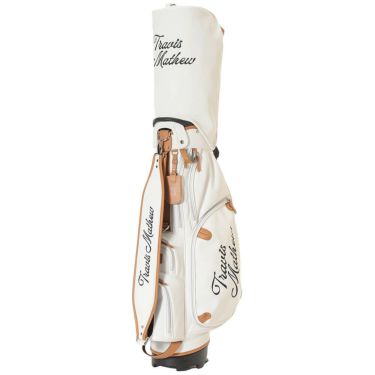 トラヴィスマシュー Travis Mathew　メンズ CANVAS スタンド キャディバッグ 7AL903 1WHT ホワイト　2025年モデル 詳細3