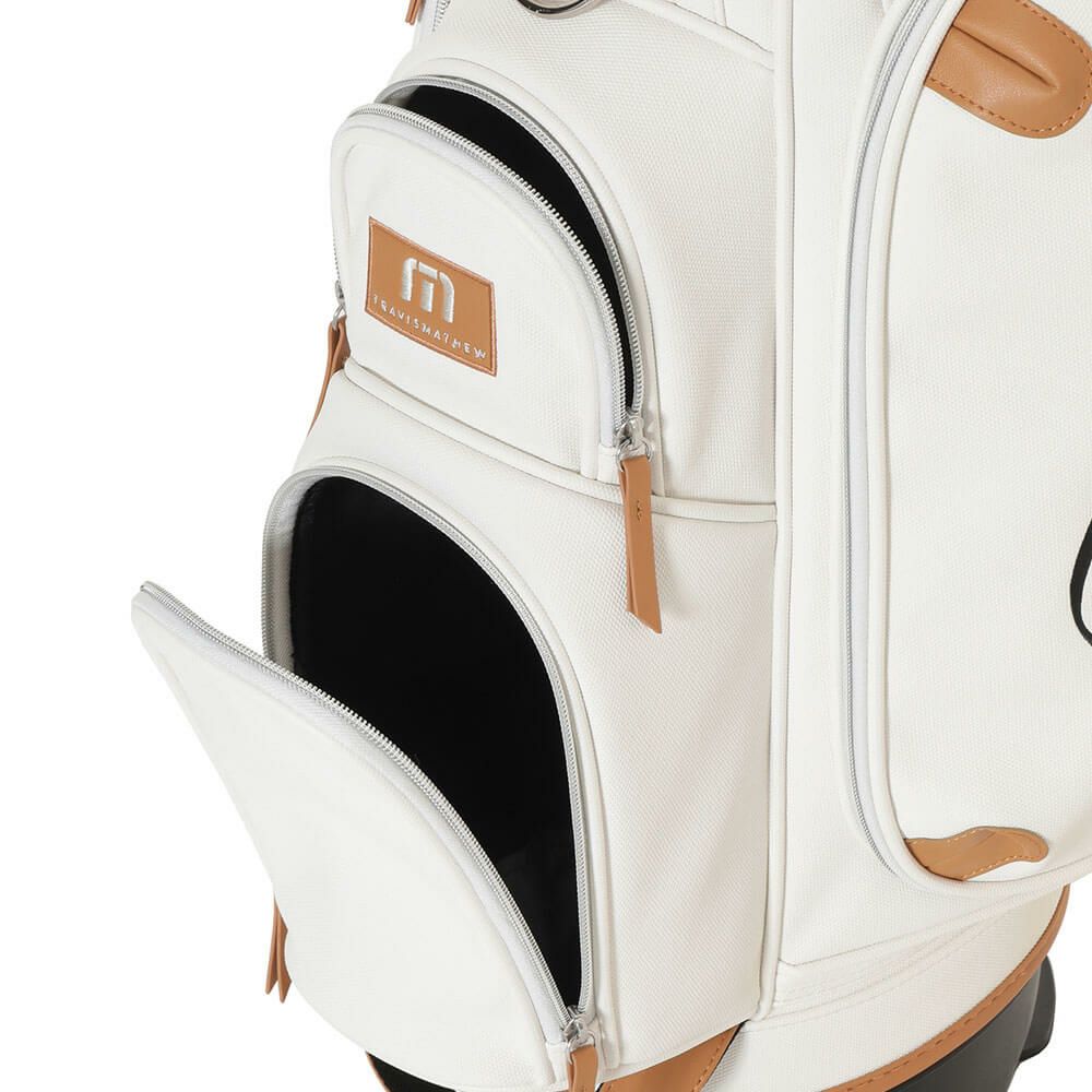 トラヴィスマシュー Travis Mathew　メンズ CANVAS スタンド キャディバッグ 7AL903 1WHT ホワイト　2025年モデル 詳細6