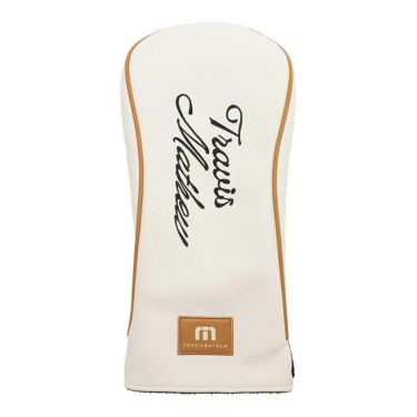 トラヴィスマシュー Travis Mathew　CANVAS ドライバー用 ヘッドカバー 7AL923 1WHT ホワイト　2025年モデル 詳細1