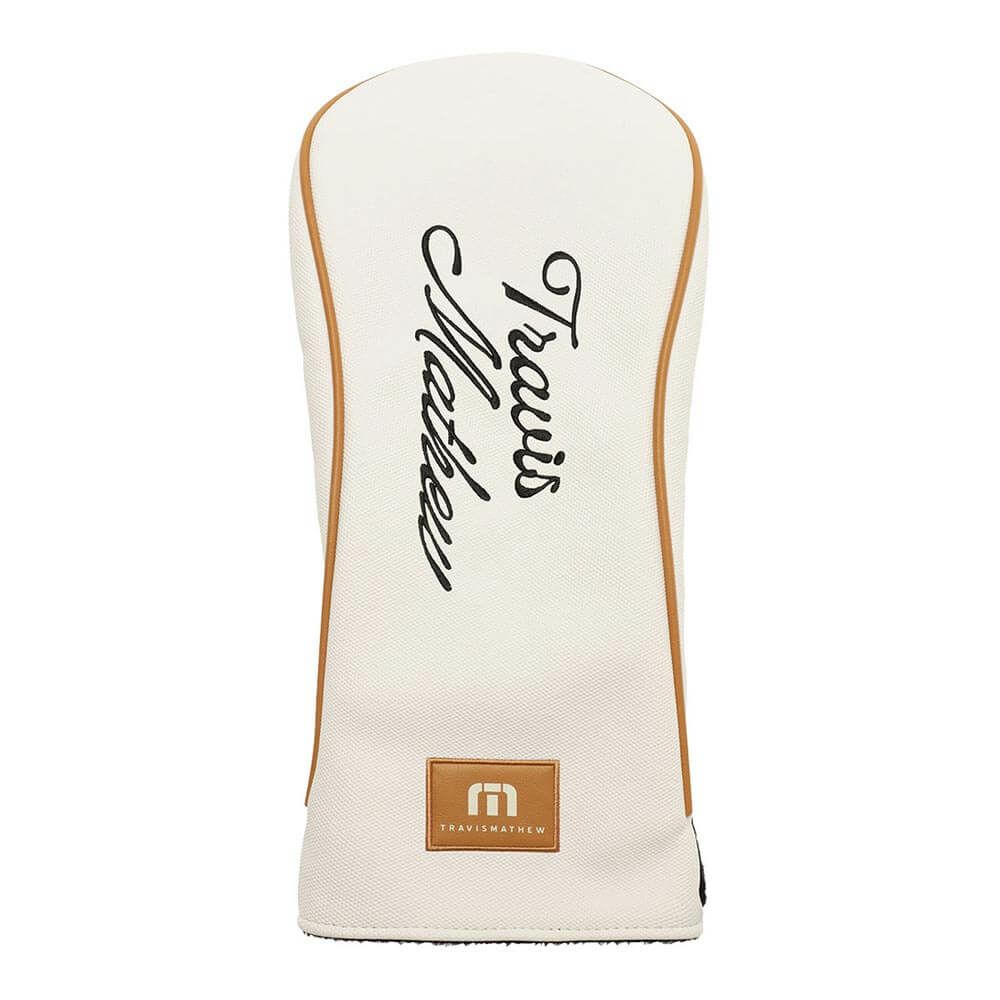 トラヴィスマシュー Travis Mathew　CANVAS ドライバー用 ヘッドカバー 7AL923 1WHT ホワイト　2025年モデル 詳細1