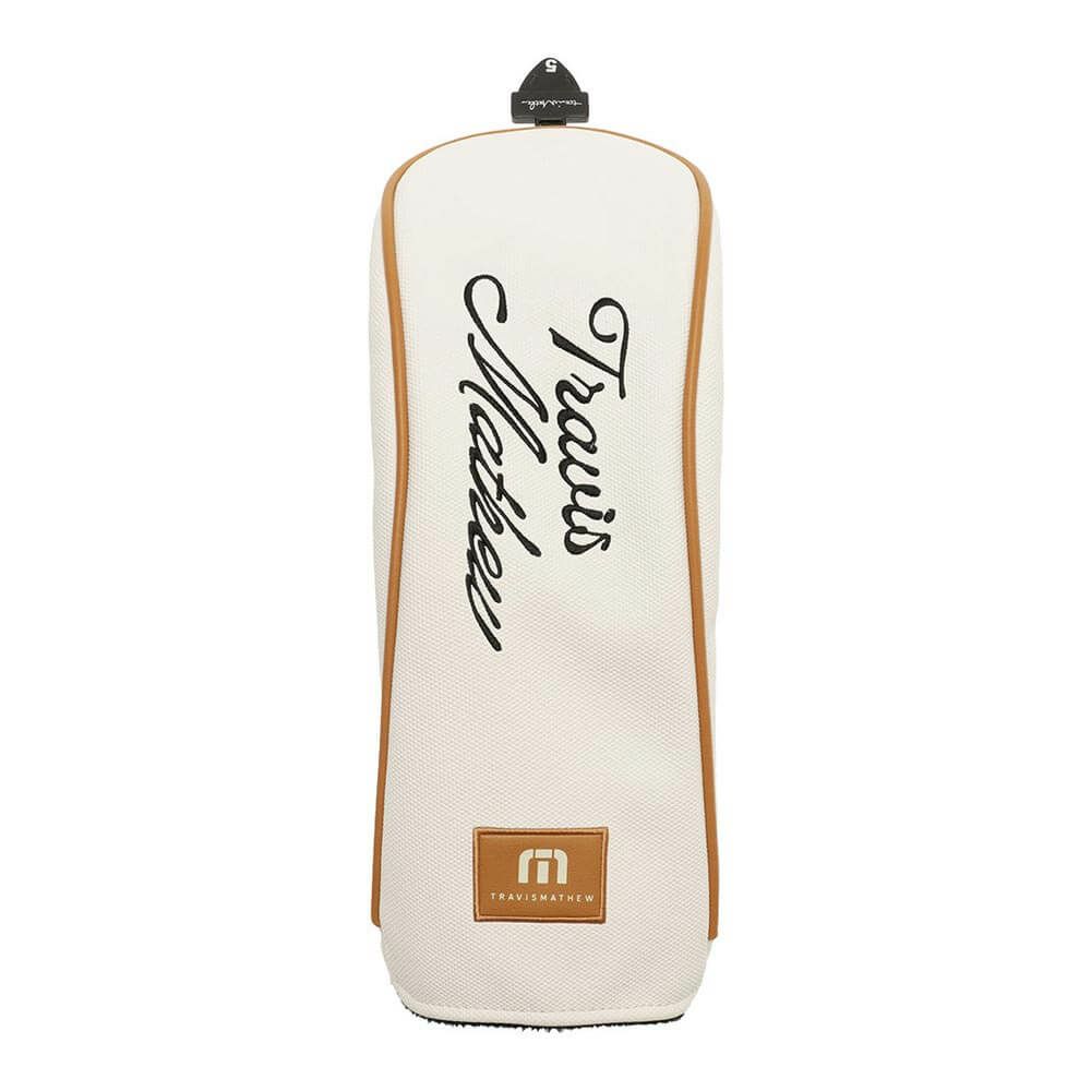トラヴィスマシュー Travis Mathew　CANVAS フェアウェイウッド用 ヘッドカバー 7AL924 1WHT ホワイト　2025年モデル 詳細1