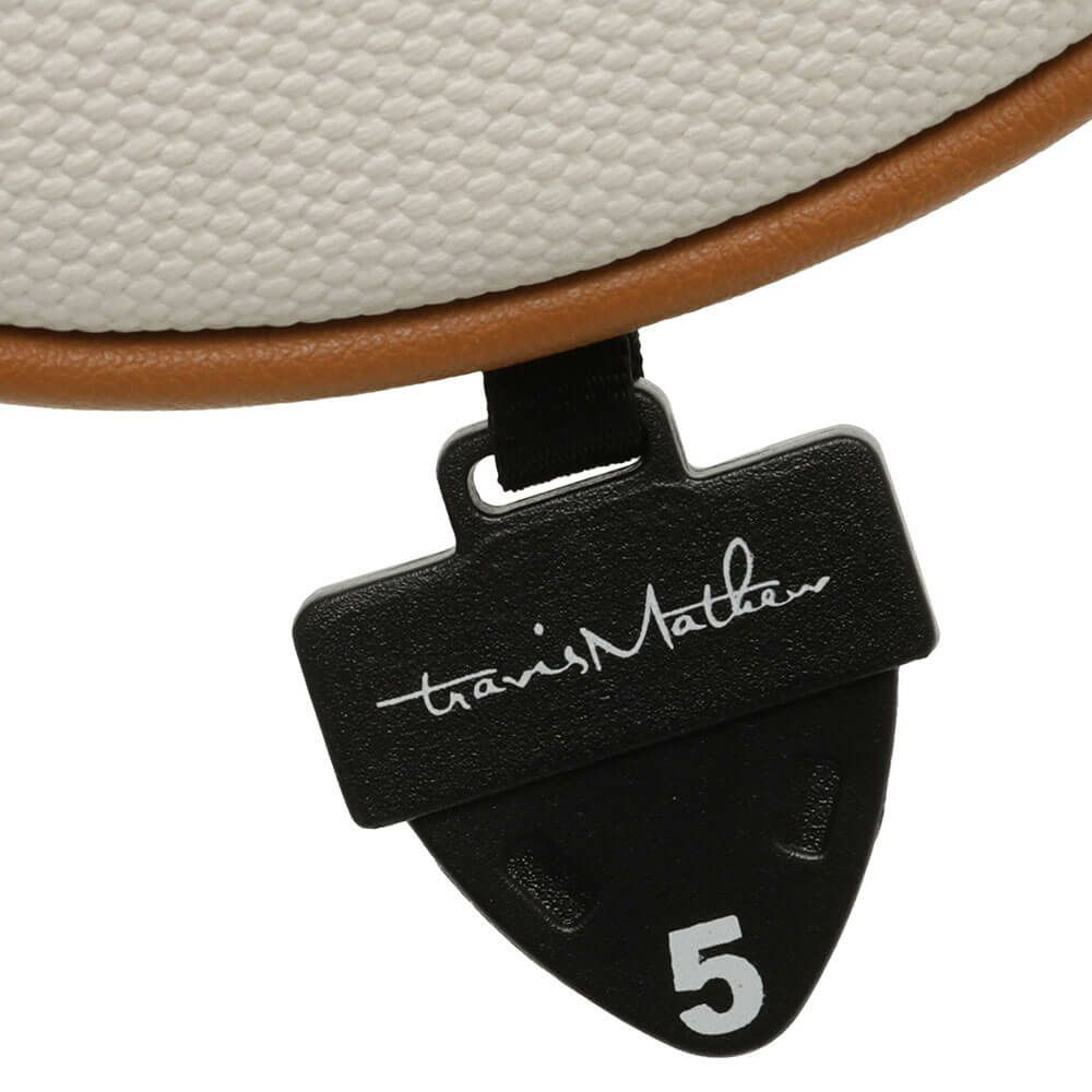 トラヴィスマシュー Travis Mathew　CANVAS フェアウェイウッド用 ヘッドカバー 7AL924 1WHT ホワイト　2025年モデル 詳細3