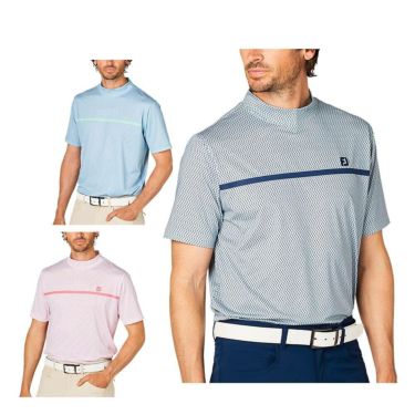 フットジョイ FootJoy　メンズ チェストライン 半袖 モックネックシャツ FJ-S25-S10　2025年モデル 詳細1