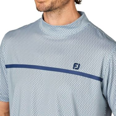 フットジョイ FootJoy　メンズ チェストライン 半袖 モックネックシャツ FJ-S25-S10　2025年モデル 詳細10