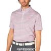 フットジョイ FootJoy　メンズ ヘザーストライプ 半袖 ボタンダウン ポロシャツ FJ-S25-S11　2025年モデル 詳細5