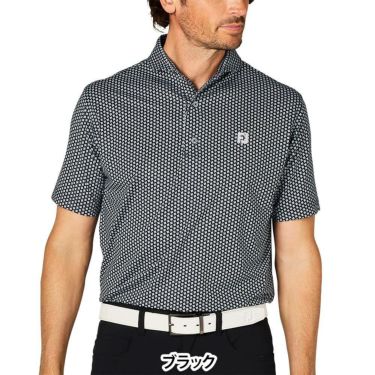 フットジョイ FootJoy　メンズ ジオメトリックプリント ワイドカラー 半袖 ポロシャツ FJ-S25-S12　2025年モデル 詳細8