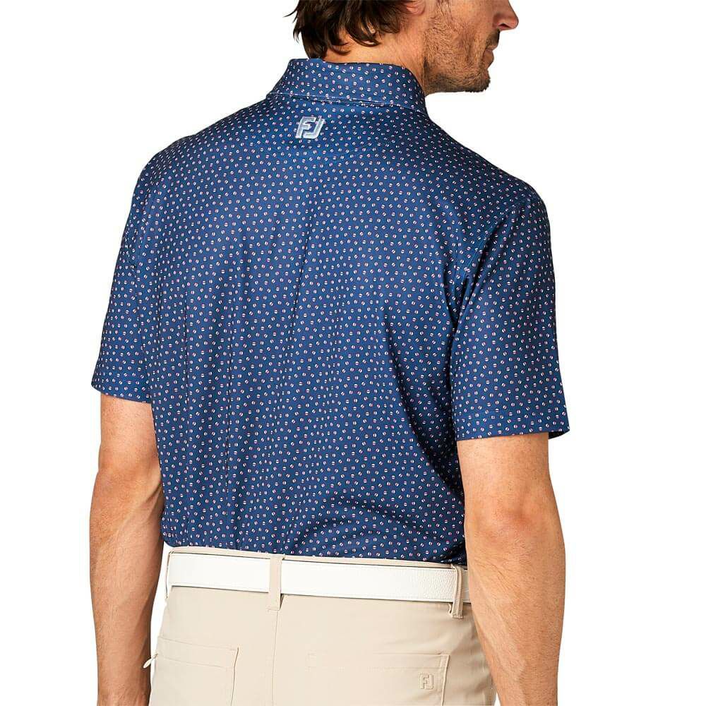 フットジョイ FootJoy　メンズ ボールプリント 半袖 ポロシャツ FJ-S25-S13　2025年モデル 詳細3