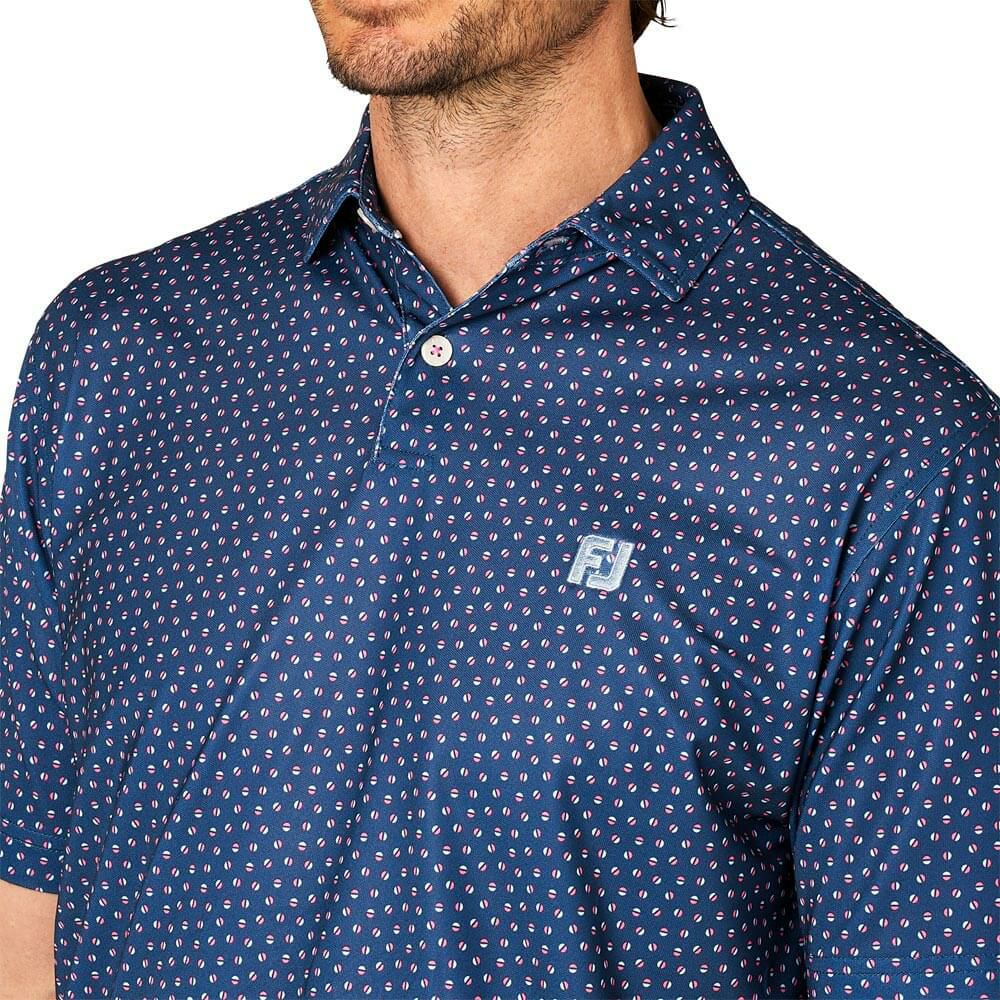 フットジョイ FootJoy　メンズ ボールプリント 半袖 ポロシャツ FJ-S25-S13　2025年モデル 詳細4