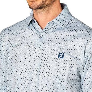 フットジョイ FootJoy　メンズ ボールプリント 半袖 ポロシャツ FJ-S25-S13　2025年モデル 詳細7