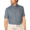 フットジョイ FootJoy　メンズ フラワープリント 半袖 ボタンダウン ポロシャツ FJ-S25-S14　2025年モデル 詳細5