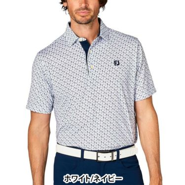フットジョイ FootJoy　メンズ プレイヤーズ フィギュアプリント 半袖 ポロシャツ FJ-S25-S15　2025年モデル 詳細5