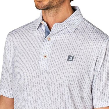 フットジョイ FootJoy　メンズ プレイヤーズ フィギュアプリント 半袖 ポロシャツ FJ-S25-S15　2025年モデル 詳細10