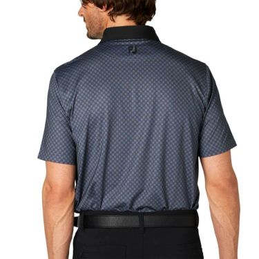フットジョイ FootJoy　メンズ 格子ジャカード 半袖 ポロシャツ FJ-S25-S16　2025年モデル 詳細9