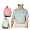 フットジョイ FootJoy　メンズ ヘザープリント 半袖 ボタンダウン ポロシャツ FJ-S25-S17　2025年モデル