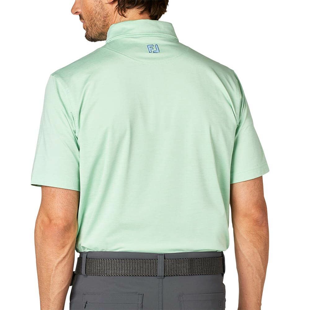 フットジョイ FootJoy　メンズ ヘザープリント 半袖 ボタンダウン ポロシャツ FJ-S25-S17　2025年モデル 詳細6