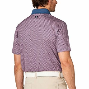 フットジョイ FootJoy　メンズ ダイアゴナル クレリック 半袖 ポロシャツ FJ-S25-S18　2025年モデル 詳細3