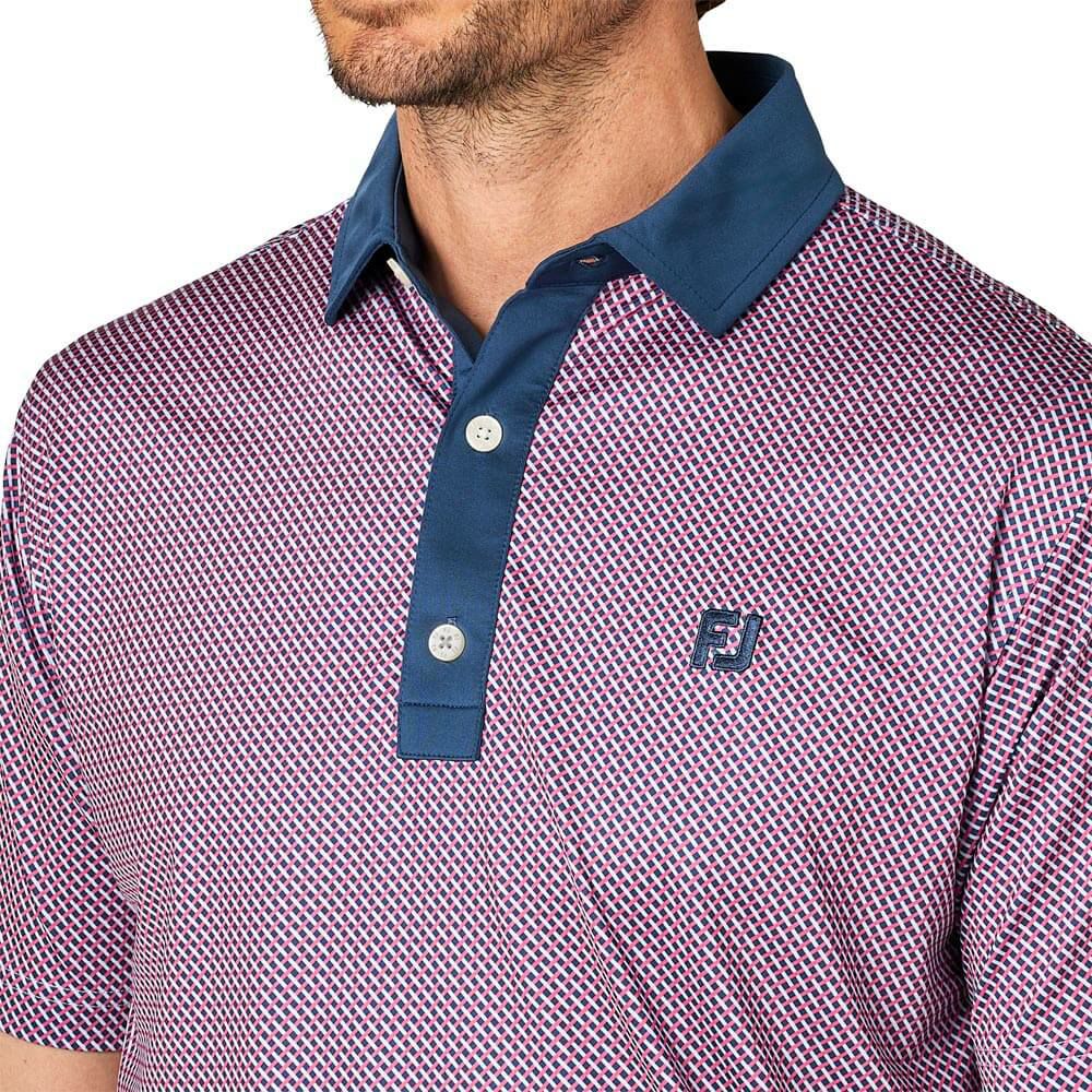 フットジョイ FootJoy　メンズ ダイアゴナル クレリック 半袖 ポロシャツ FJ-S25-S18　2025年モデル 詳細4