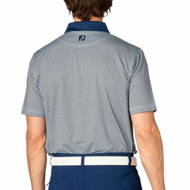 フットジョイ FootJoy　メンズ ダイアゴナル クレリック 半袖 ポロシャツ FJ-S25-S18　2025年モデル 詳細6