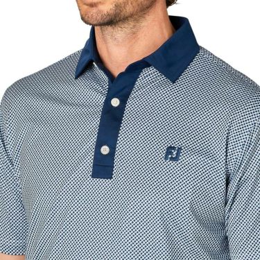フットジョイ FootJoy　メンズ ダイアゴナル クレリック 半袖 ポロシャツ FJ-S25-S18　2025年モデル 詳細7