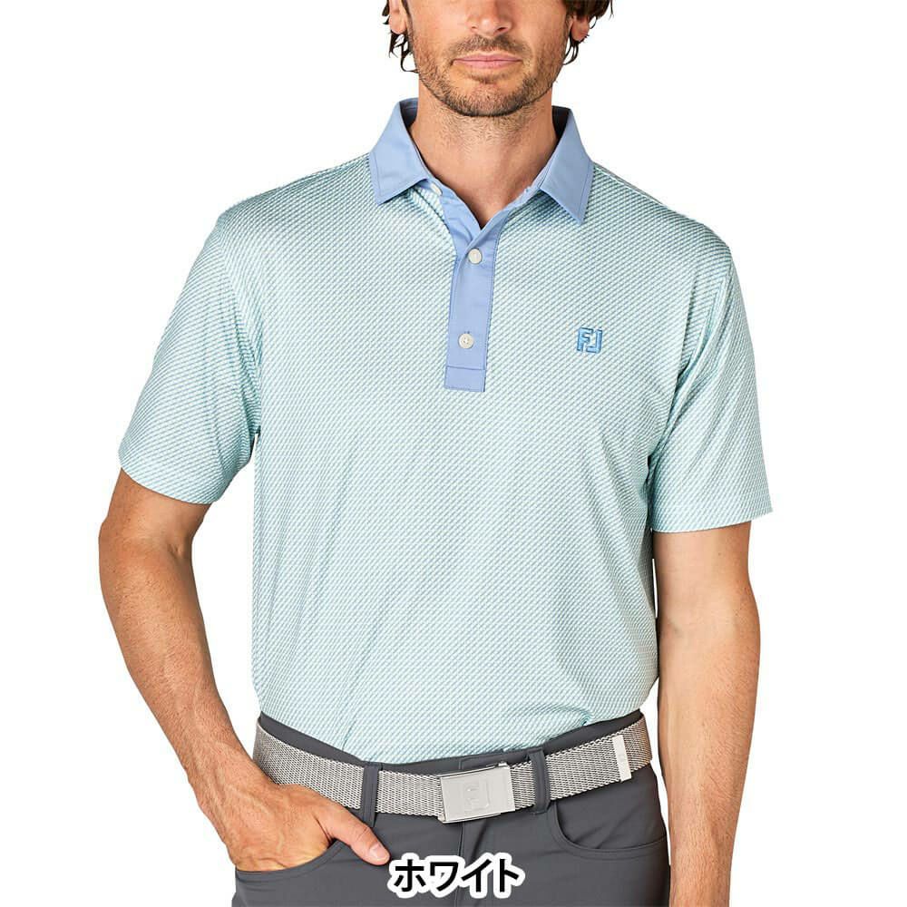 フットジョイ FootJoy　メンズ ダイアゴナル クレリック 半袖 ポロシャツ FJ-S25-S18　2025年モデル 詳細8
