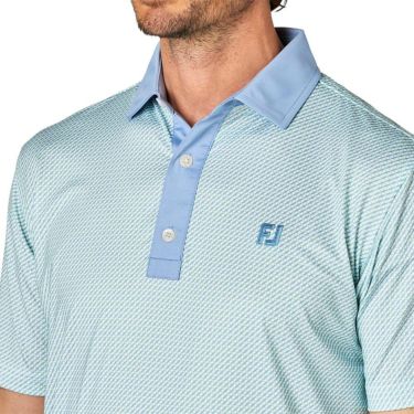 フットジョイ FootJoy　メンズ ダイアゴナル クレリック 半袖 ポロシャツ FJ-S25-S18　2025年モデル 詳細10