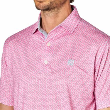 フットジョイ FootJoy　メンズ シトラスプリント 半袖 ポロシャツ FJ-S25-S19　2025年モデル 詳細4
