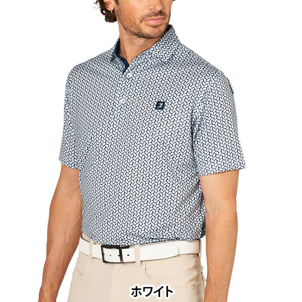 フットジョイ FootJoy　メンズ シトラスプリント 半袖 ポロシャツ FJ-S25-S19　2025年モデル 詳細8