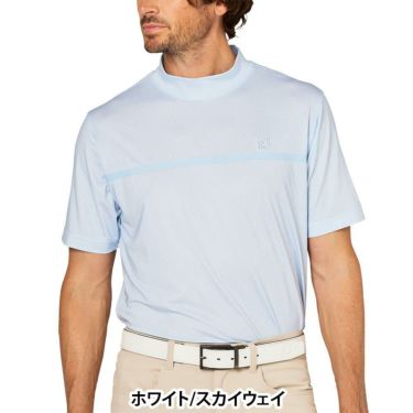 フットジョイ FootJoy　メンズ ループプリント 半袖 モックネックシャツ FJ-S25-S20　2025年モデル 詳細2
