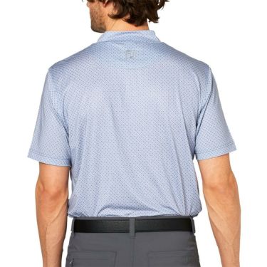 フットジョイ FootJoy　メンズ ループプリント 半袖 モックネックシャツ FJ-S25-S20　2025年モデル 詳細6