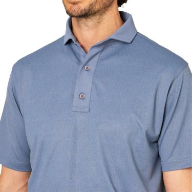フットジョイ FootJoy　メンズ ワイドカラー鹿の子 半袖 ポロシャツ FJ-S25-S21　2025年モデル 詳細4