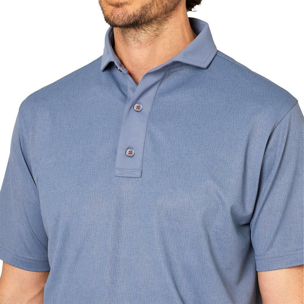 フットジョイ FootJoy　メンズ ワイドカラー鹿の子 半袖 ポロシャツ FJ-S25-S21　2025年モデル 詳細4