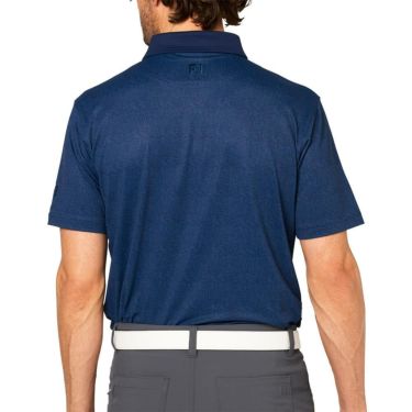 フットジョイ FootJoy　メンズ ワイドカラー鹿の子 半袖 ポロシャツ FJ-S25-S21　2025年モデル 詳細6