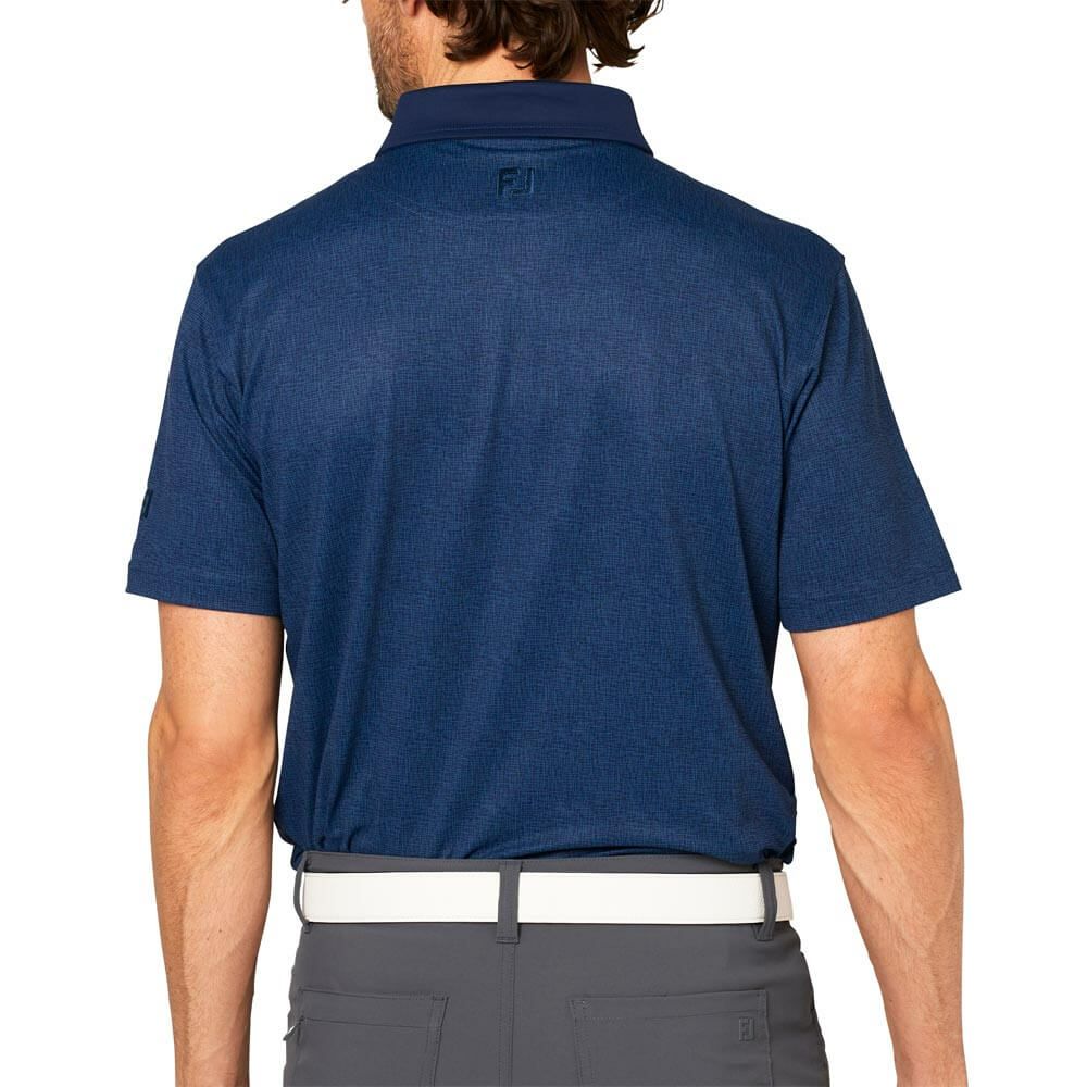 フットジョイ FootJoy　メンズ ワイドカラー鹿の子 半袖 ポロシャツ FJ-S25-S21　2025年モデル 詳細6