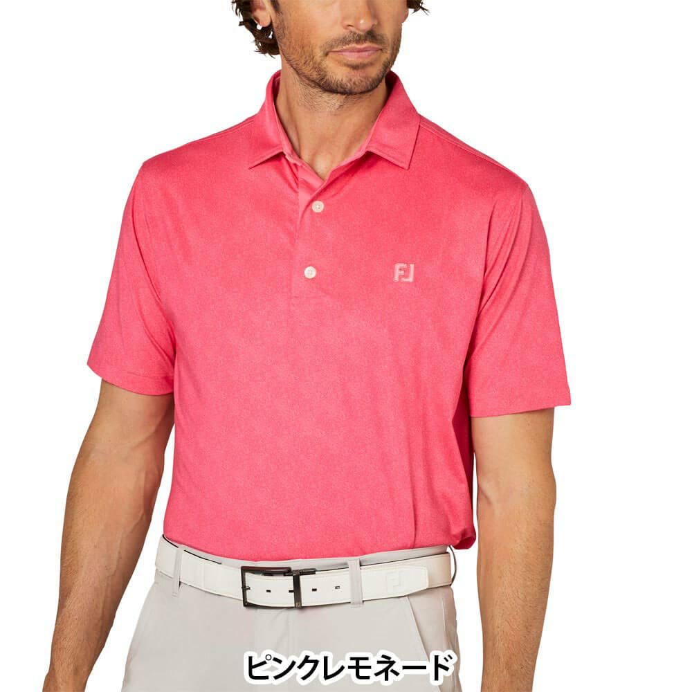 フットジョイ FootJoy　メンズ スプレーミストプリント 半袖 ポロシャツ FJ-S25-S22　2025年モデル 詳細5