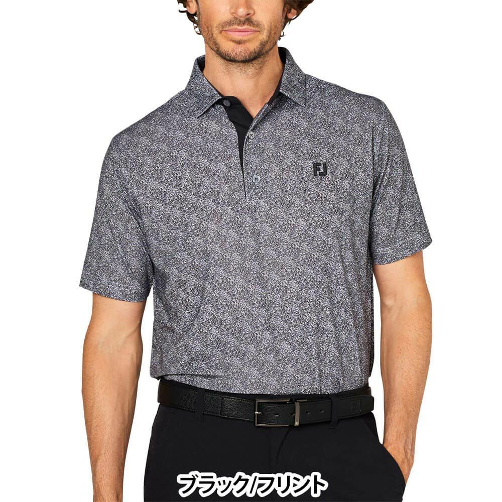 フットジョイ FootJoy　メンズ スプレーミストプリント 半袖 ポロシャツ FJ-S25-S22　2025年モデル 詳細8