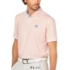 フットジョイ FootJoy　メンズ ダイヤ柄 ワイドカラー 半袖 ポロシャツ FJ-S25-S23　2025年モデル 詳細2