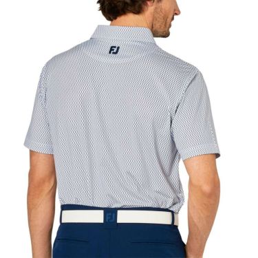 フットジョイ FootJoy　メンズ ダイヤ柄 ワイドカラー 半袖 ポロシャツ FJ-S25-S23　2025年モデル 詳細6
