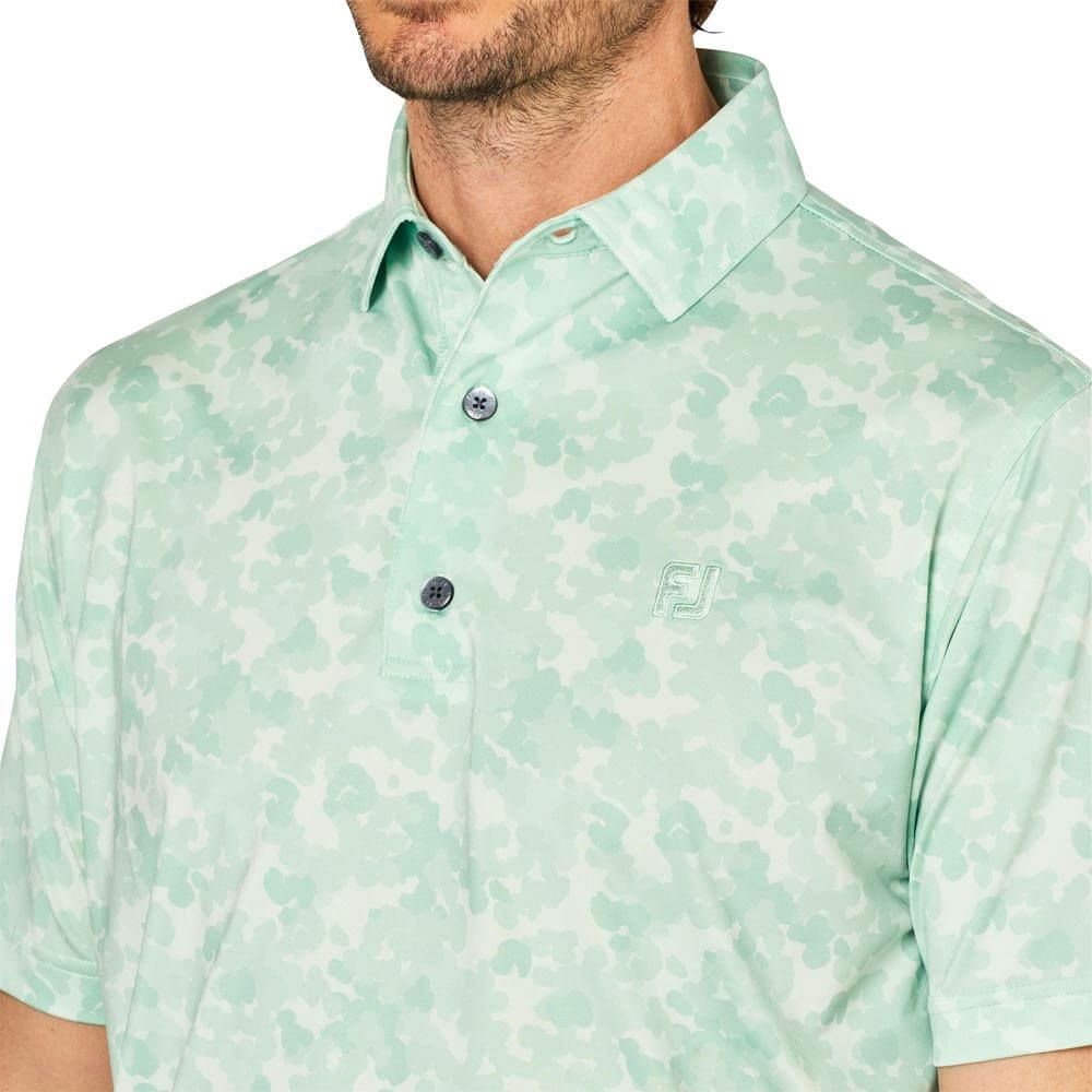 フットジョイ FootJoy　メンズ ポップカモプリント 半袖 ポロシャツ FJ-S25-S24　2025年モデル 詳細4