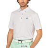 フットジョイ FootJoy　メンズ つぼみ柄 半袖 ボタンダウン ポロシャツ FJ-S25-S25　2025年モデル 詳細8