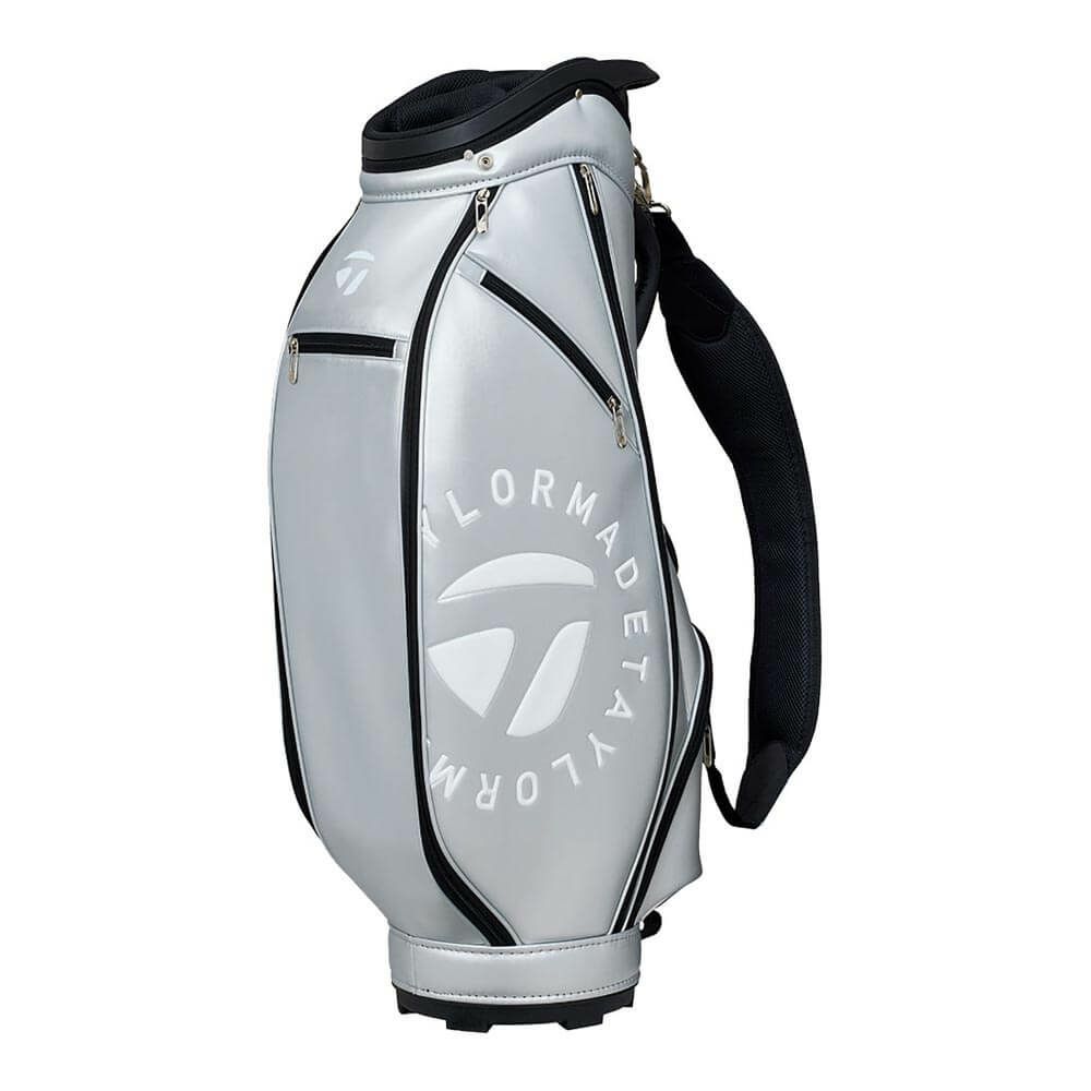 テーラーメイド　サークルロゴ キャディバッグ UN747 M13563 シルバー　2025年モデル 詳細1