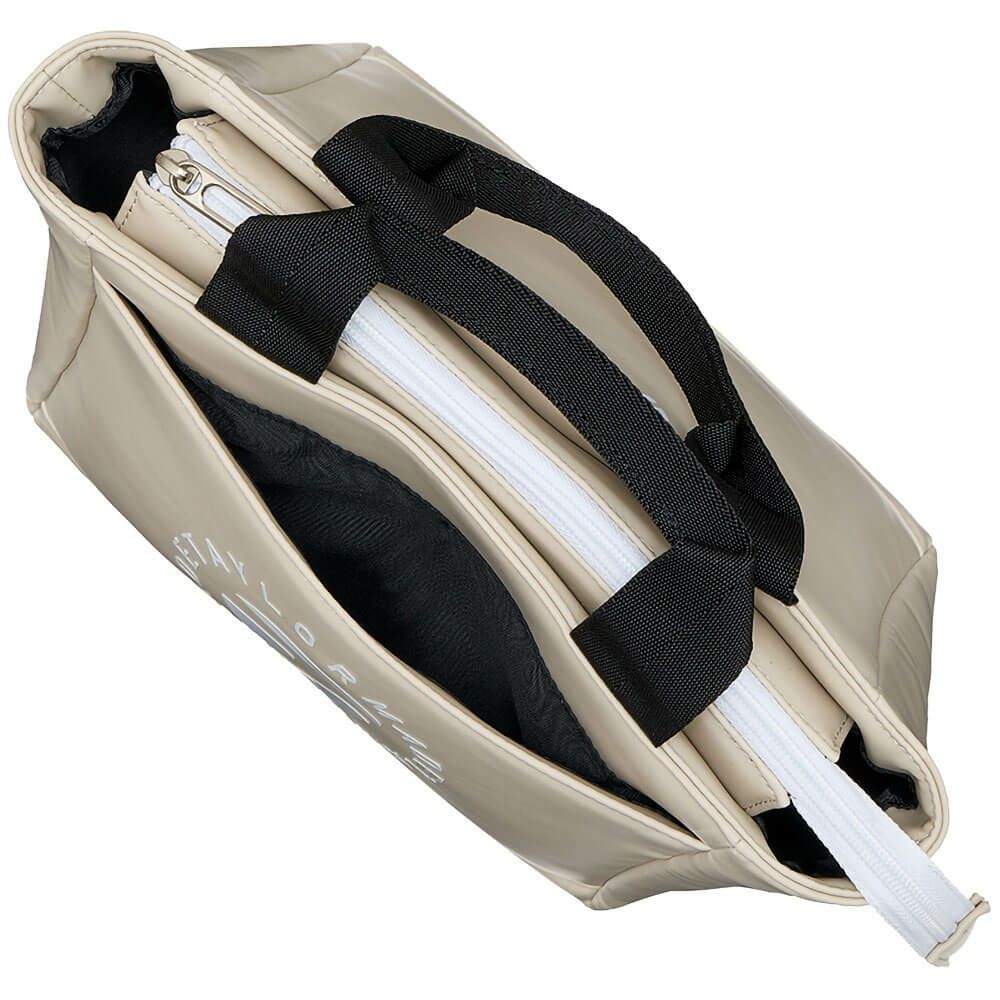 テーラーメイド　サークルロゴ ラウンドトートバッグ UN751 M13581 ベージュ　2025年モデル 詳細4