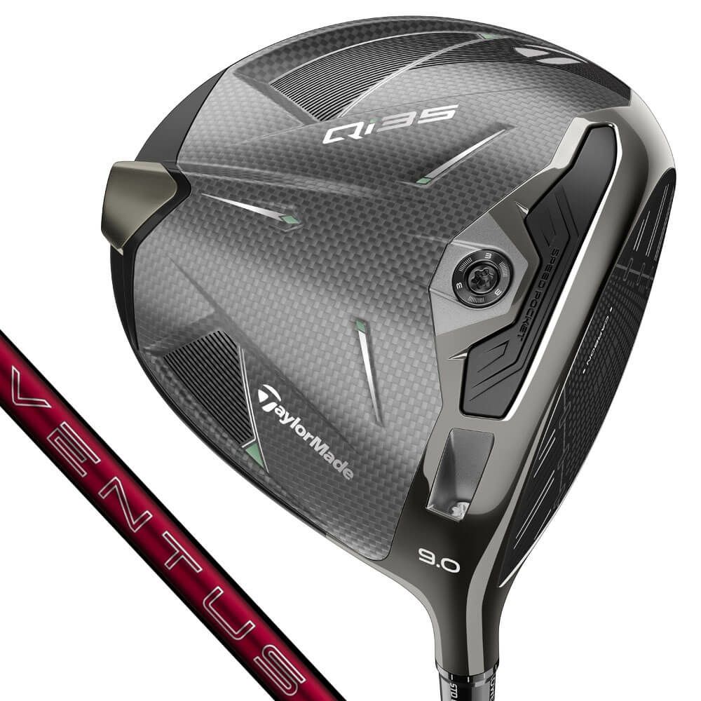 テーラーメイド　Qi35 メンズ ドライバー　24 VENTUS RED 5／6 シャフト　2025年モデル