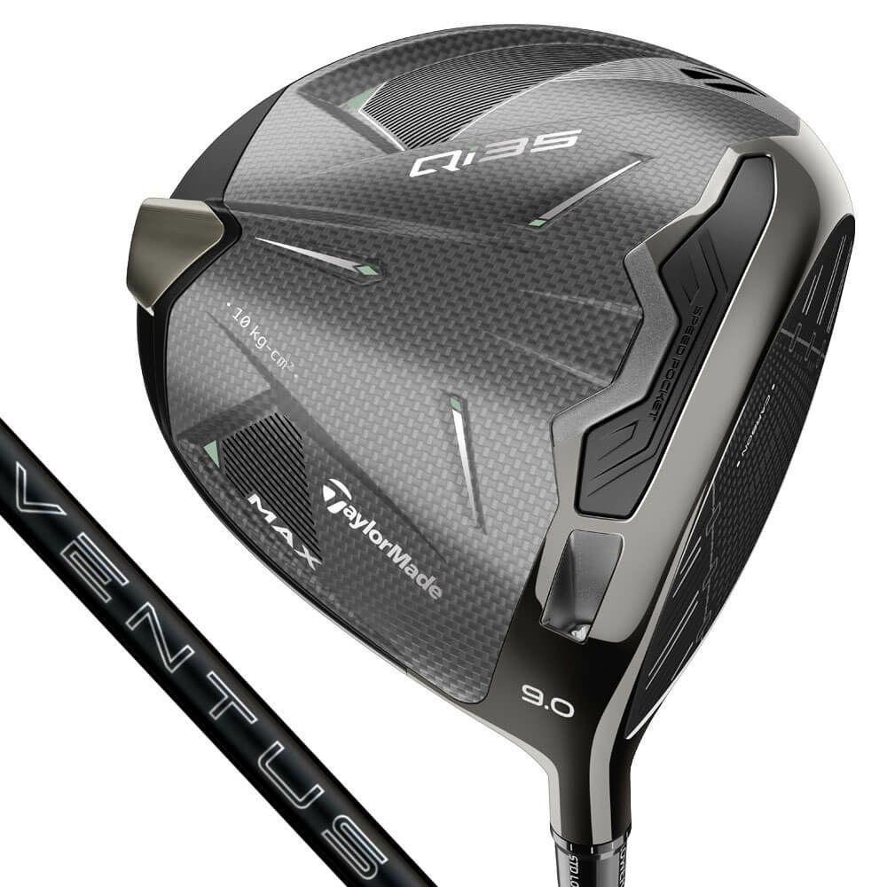 テーラーメイド　Qi35 MAX メンズ ドライバー　24 VENTUS BLACK 5／6 シャフト　2025年モデル