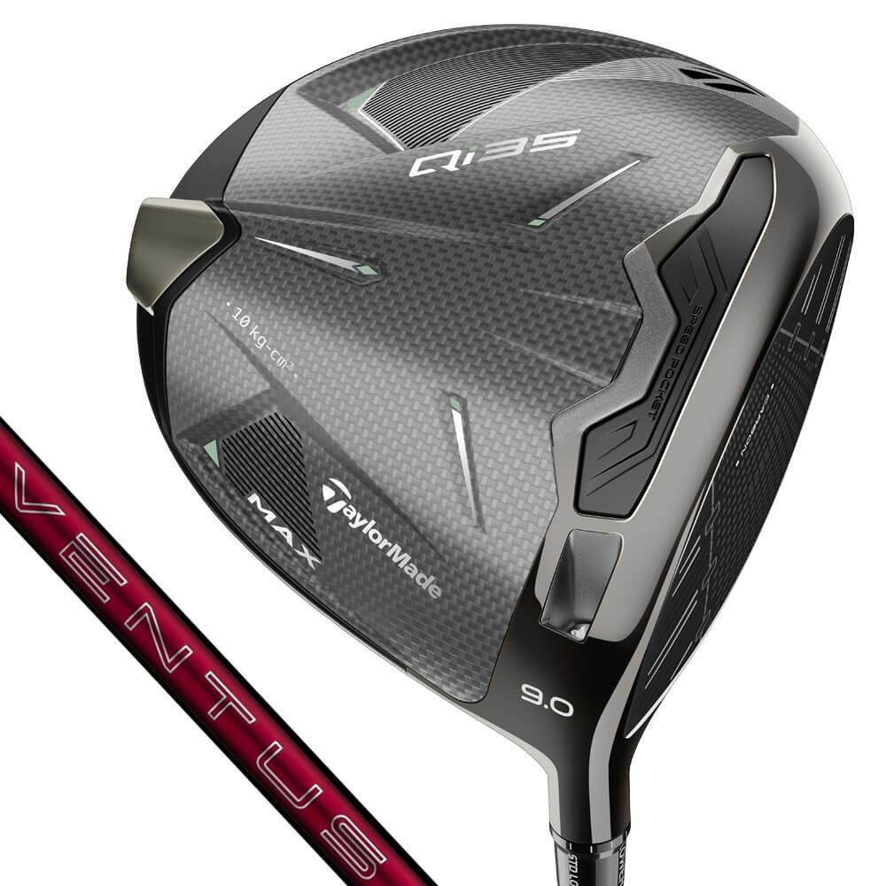 テーラーメイド　Qi35 MAX メンズ ドライバー　24 VENTUS RED 5／6 シャフト　2025年モデル 詳細1