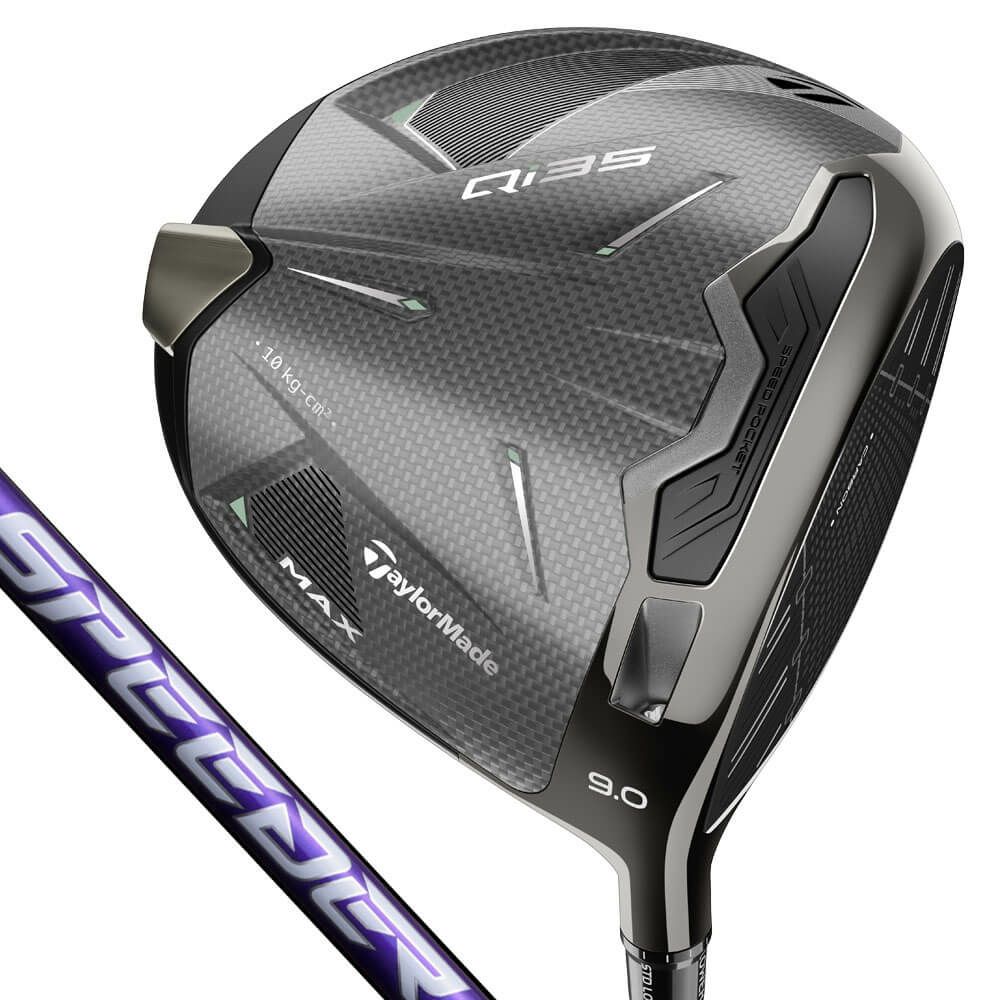 テーラーメイド　Qi35 MAX メンズ ドライバー　SPEEDER NX VIOLET 50／60 シャフト　2025年モデル