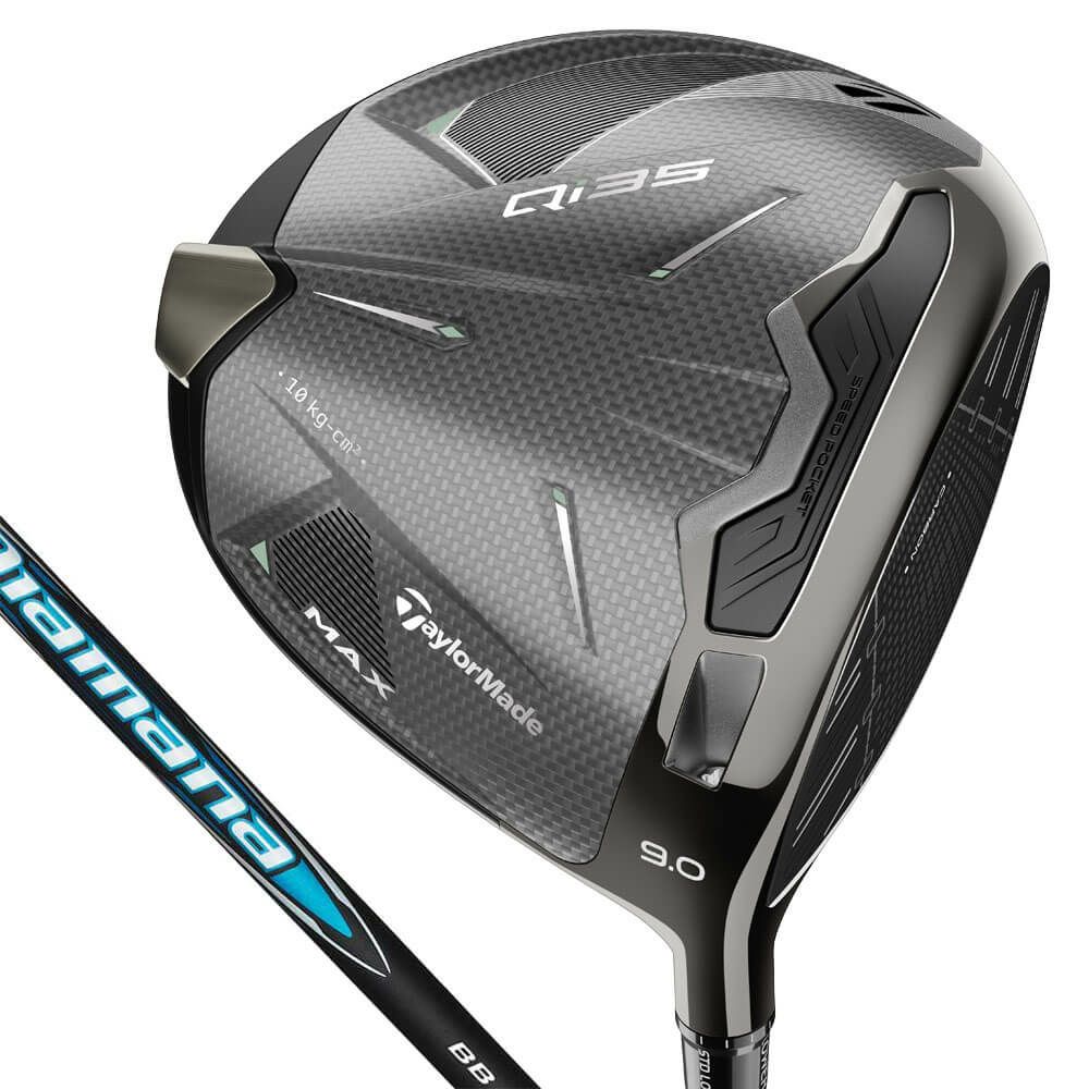 テーラーメイド　Qi35 MAX メンズ ドライバー　Diamana BB 53／63 シャフト　2025年モデル