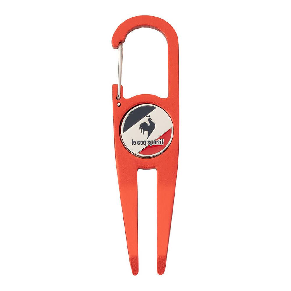 ルコック Le coq sportif　メンズ カラビナ型 グリーンフォーク マーカーセット LG5SAZ63M RD レッド レッド