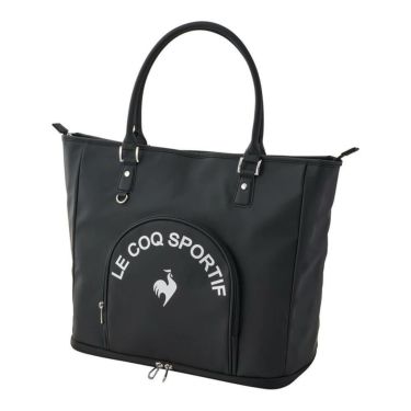 ルコック Le coq sportif　レディース シューズ収納付き 二層式 ボストンバッグ LG5SBB00L BK ブラック　2025年モデル ブラック