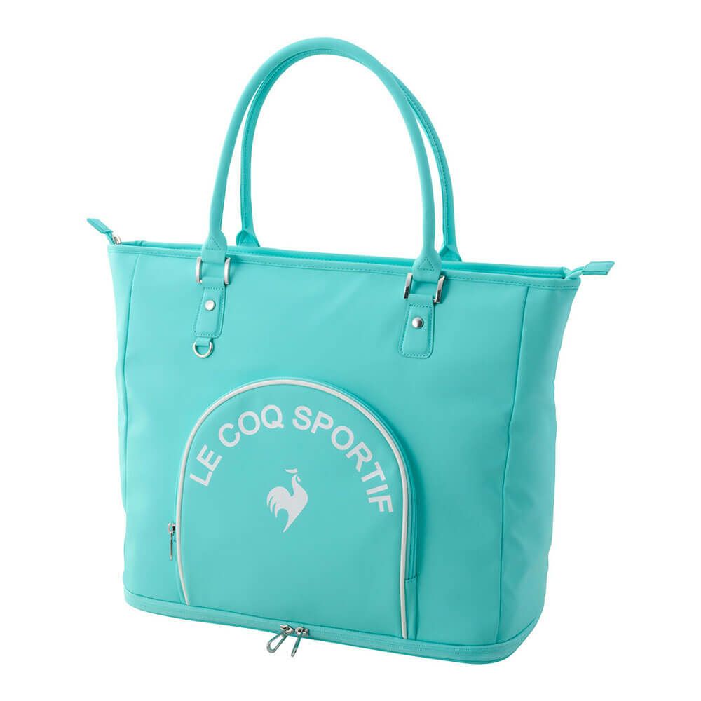 ルコック Le coq sportif　レディース シューズ収納付き 二層式 ボストンバッグ LG5SBB00L EM エメラルド　2025年モデル エメラルド